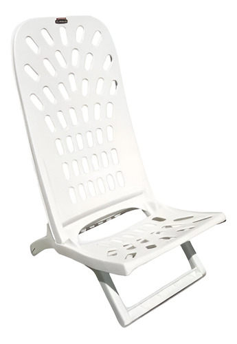 Reposera Playera Plegable Plastico Art. 4325 Colombraro