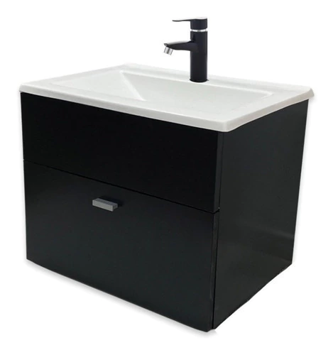 Vanitory Colgante + Bacha 60 Cm + Griferia Baño Osborn