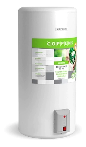 Termotanque Eléctrico Coppens 95 Litros Color Blanco