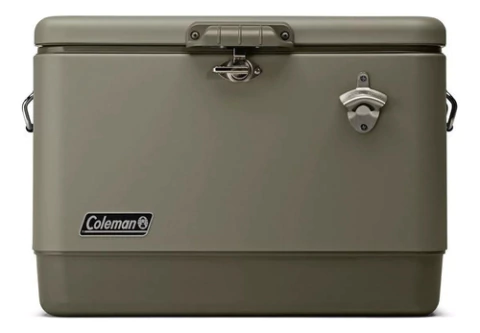 Conservadora Steel Belted Coleman 54qt 85 Latas Acero Inox