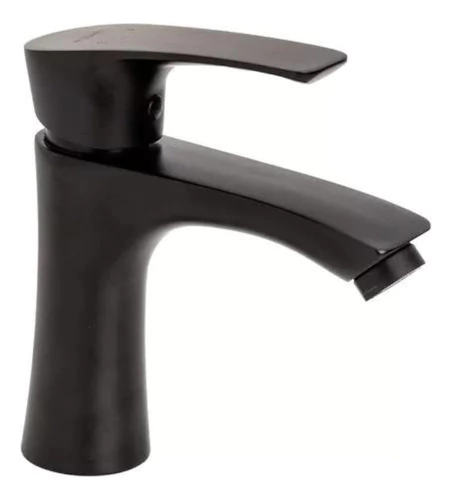 Grifería Monocomando Lavatorio Oslo 7196 Baja Negro Mozart