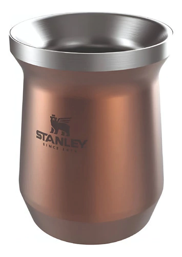 Mate Termico Stanley Acero Inoxidable 236 Ml Color Naranja Liso