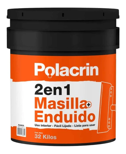 Masilla Y Enduido Duo 32 Kg 2 En 1 Polacrin
