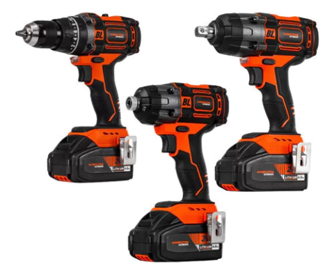 Combo Hamilton Taladro + Atornillador + Llave De Impacto