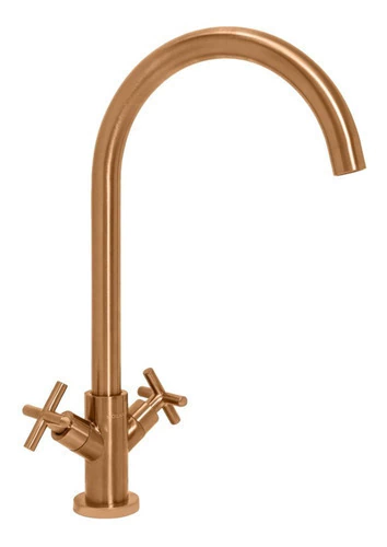 Grifería Monocomando Cocina Mesada Boston Cobre Mozart