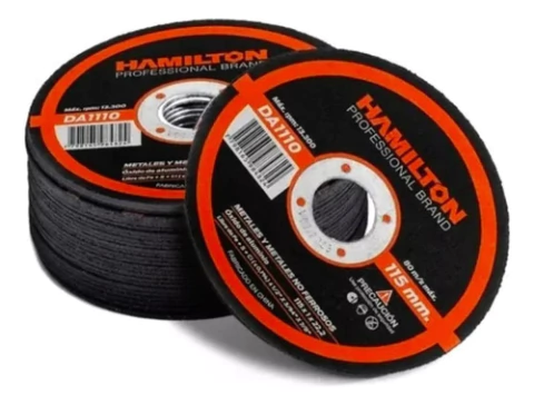 Disco Abrasivo De Corte Plano 115 X 1 Hamilton Da1110