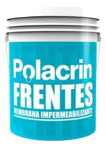 Membrana Frentes Y Muros Color Blanco 1 Litro - Polacrin