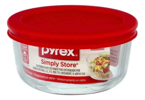 Contenedor Redondo Con Tapa Pyrex Simply Store 470 Ml