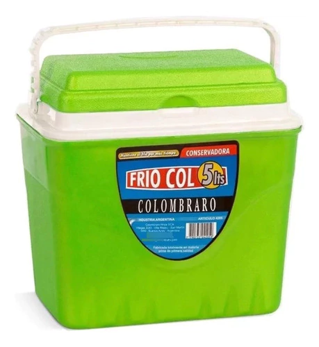 Conservadora Heladerita Frio Colombraro 5 Lts Portatil