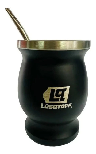 Mate De Acero Inoxidable 300ml Lusqtoff Matl-8b Con Bombilla