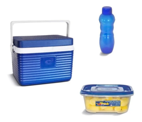 Combo Escolar Lunchera Térmica + Botella + Contenedor