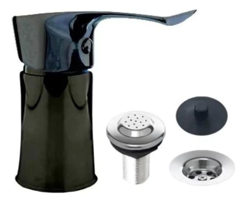 Grifería Monocomando Bidet Negra Mozart Oslo 7902