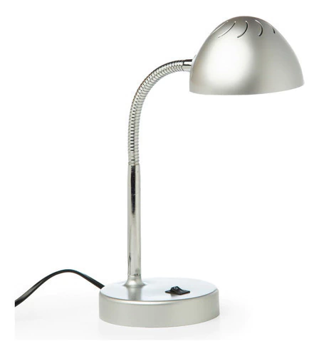 Lampara De Escritorio Plateada Sica Led 3,5w Blanco Neutro C