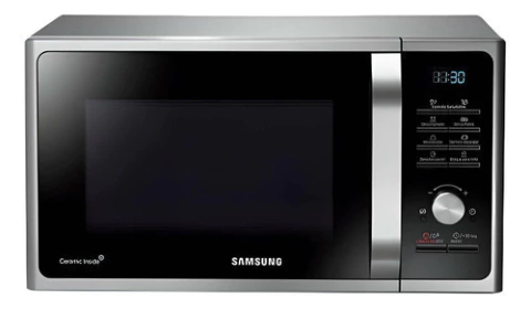 Microondas Grill Samsung Mg23f3k3ta Plata 23l 220v