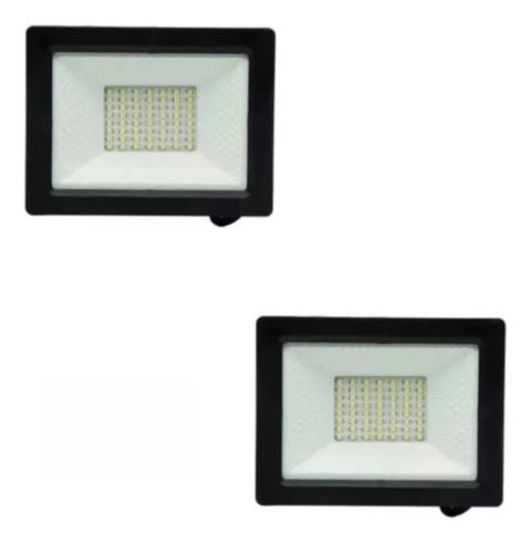 Pack X 2 Reflector Led 50w Sica Luz Blanca Fria