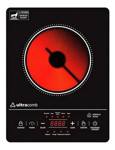Anafe Eléctrico Ultracomb An-2211 Negro 220v