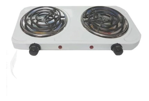 Anafe Eléctrico 2 Hornallas 2000 W Abra-sol