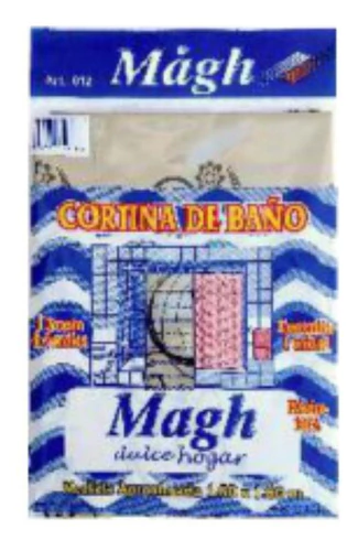 Cortina Simple Polietilen Baño Art. 012 Magh