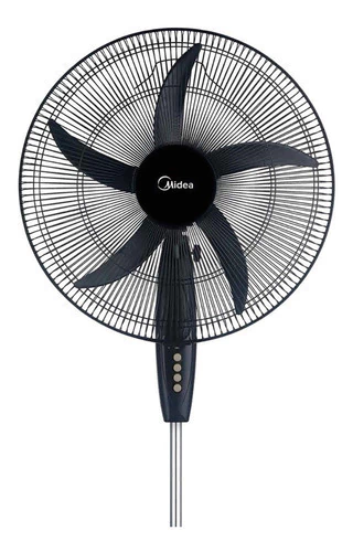 Ventilador De Pie Midea 20¨ Negro Cantidad De Aspas 5 Diámetro 50 Cm Frecuencia 50 Material De Las Aspas Plástico