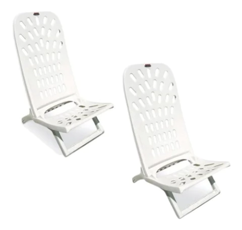 Reposera Plegable X 2 Unidades Art. 4325 Colombraro