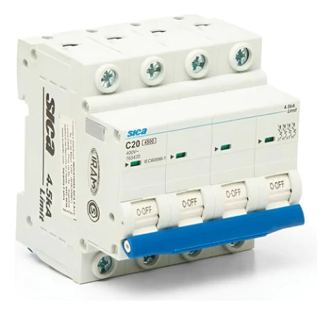 Interruptor Termomagnético Sica Bipolar 4,5k 2x10a