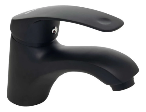 Griferia Monocomando Lavatorio Negra Metal Vitra Mozart