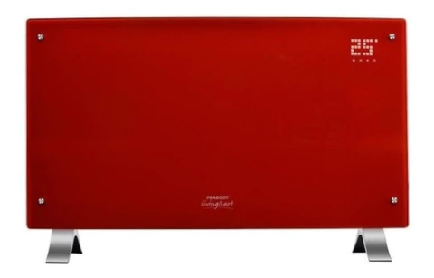 Calefactor Eléctrico Peabody Pe-vqd20 Rojo 220v