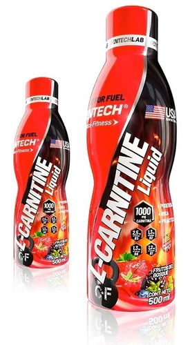 L Carnitine Liquida Gentech X 500 Ml Sin Tacc + Energia
