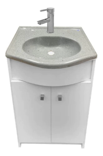 Vanitory De Pie Mesada 50cm Durafort + Griferia + Sopapa