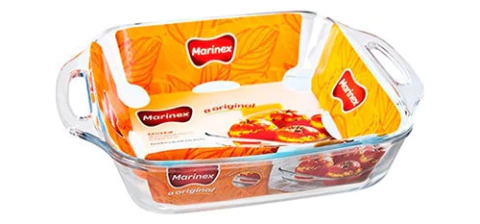 Fuente Asadera Seletta Rectangular Median 2,5l Marinex Bazar