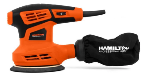 Lijadora Rotorbital Eléctrica 125mm 300w - Hamilton Hlr001