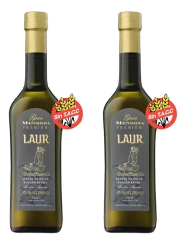 Combo Aceite De Oliva Laur Extra Virgen Gran Mendoza X2u