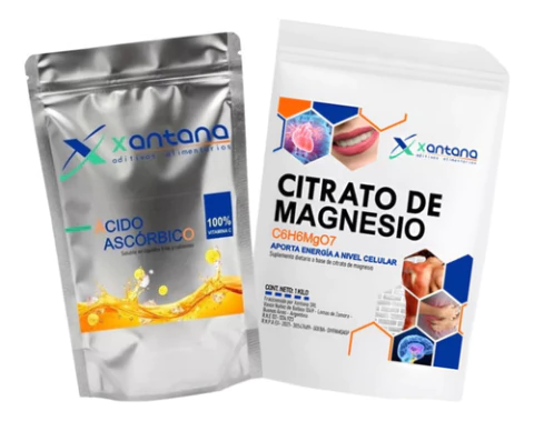 Combo Magnesio X 1 Kg + Vitamina C X 1 Kg