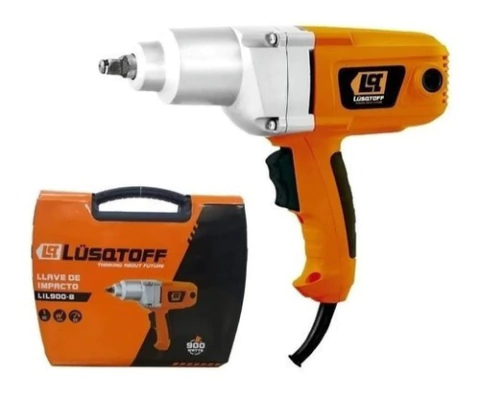 Llave De Impacto Electrica 900w 1/2 2100rpm Lusqtoff + Tubos