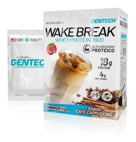 Wake Break Whey Proteina 7900 Sobres Suplemento Dietario