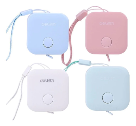 Cinta Metrica De Bolsillo Retractil 1,5mts X 7mm Deli