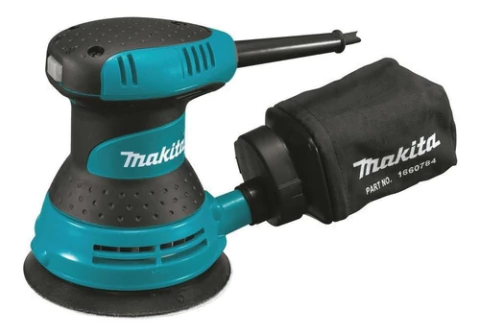 Lijadora Roto Orbital Makita Bo5030 C/ Sistema Velcro Azul