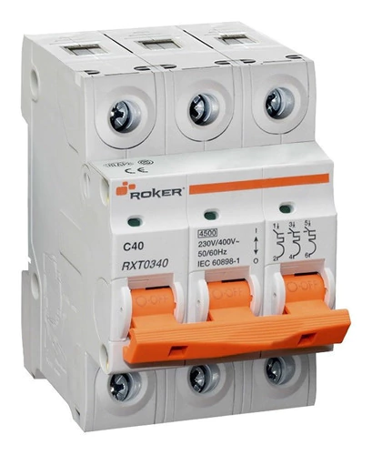 Llave Termica Tripolar Termomagnetic 3x10/16/20/25/32a Roker