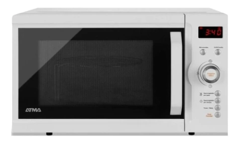 Microondas Grill Atma Cook Md1723gn Blanco 23l 220v