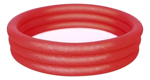 Pileta Inflable Infantil 3 Aros 152 Cm X 30cm Bestway - Rojo