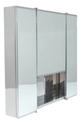 Botiquin 3 Cuerpos Espejo Baño Acero Inox 70x60x8 Cm Dhinox