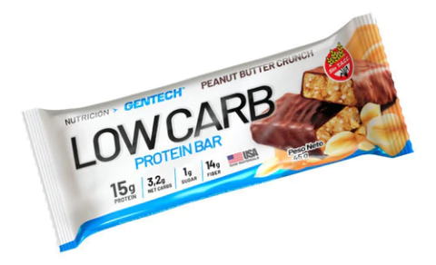 Suplemento Barra Gentech Low Carb Protein Peanut Butter