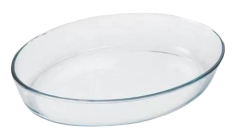 Fuenta Asadera Oval Vidrio Templado Marinex 4 Litros