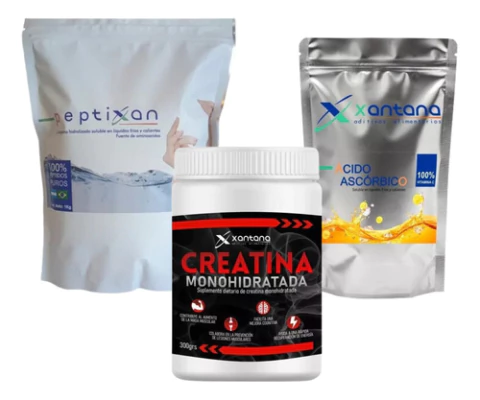 Combo Colágeno 1 Kg + Creatina 300 Gr + Vitamina C 1 Kg