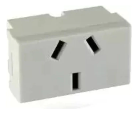 Tomacorriente Bipolar Toma De Tierra 10a Richi Mononorma