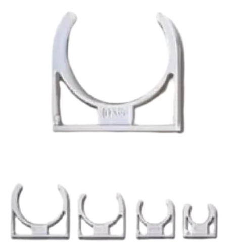 Pack X 10 Grampa Fija Para Caño D20 Sica