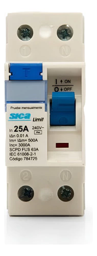 Interruptor Diferencial Sica 2x25a