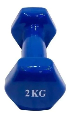 Mancuernas 10 Kg Mir Fundicion Recubierta En Goma 2 Unidades