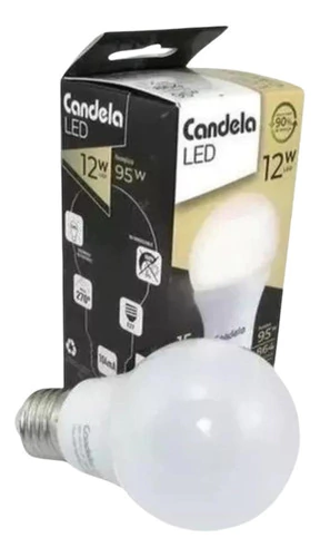 Pack X6 Lampara Led Candela 12w Luz Fria/calida