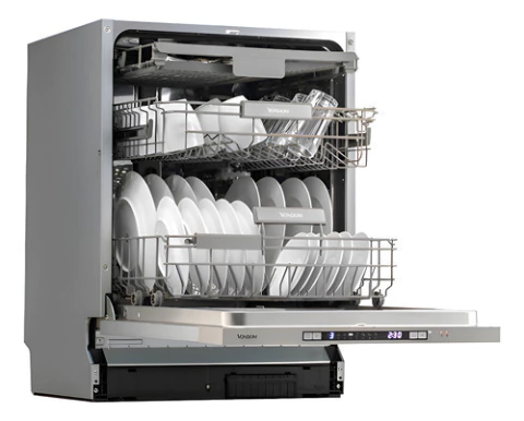 Lavavajillas Panelable Vondom P/14 Cubiertos Color Gris - Gris